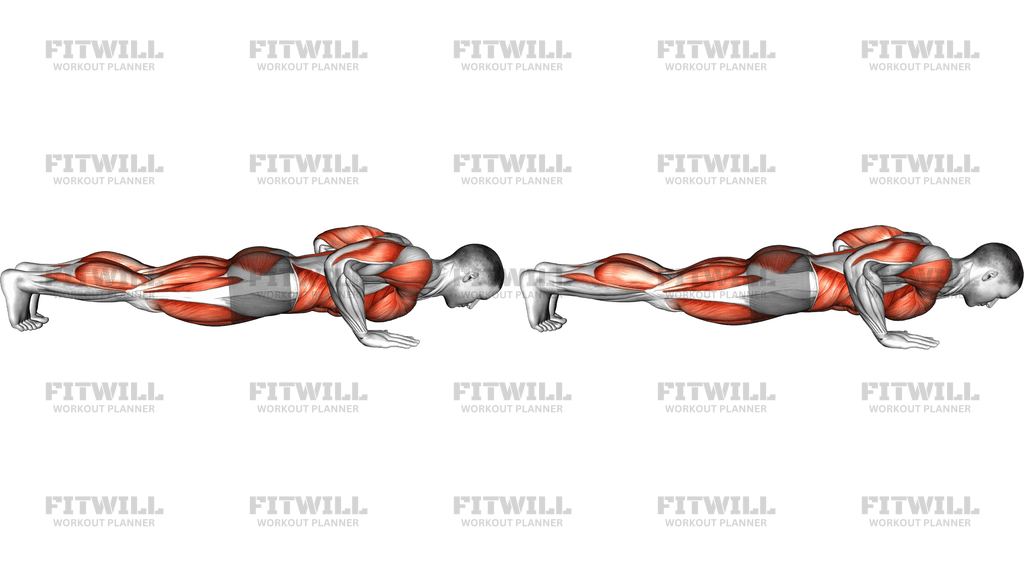 Push Up Mountain Climber
