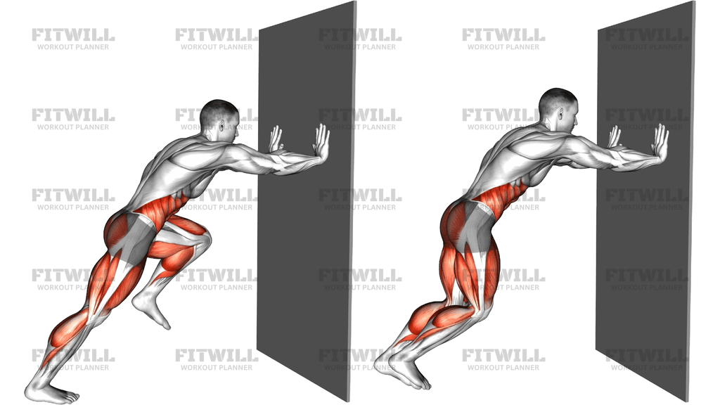 Sprint Against Wall