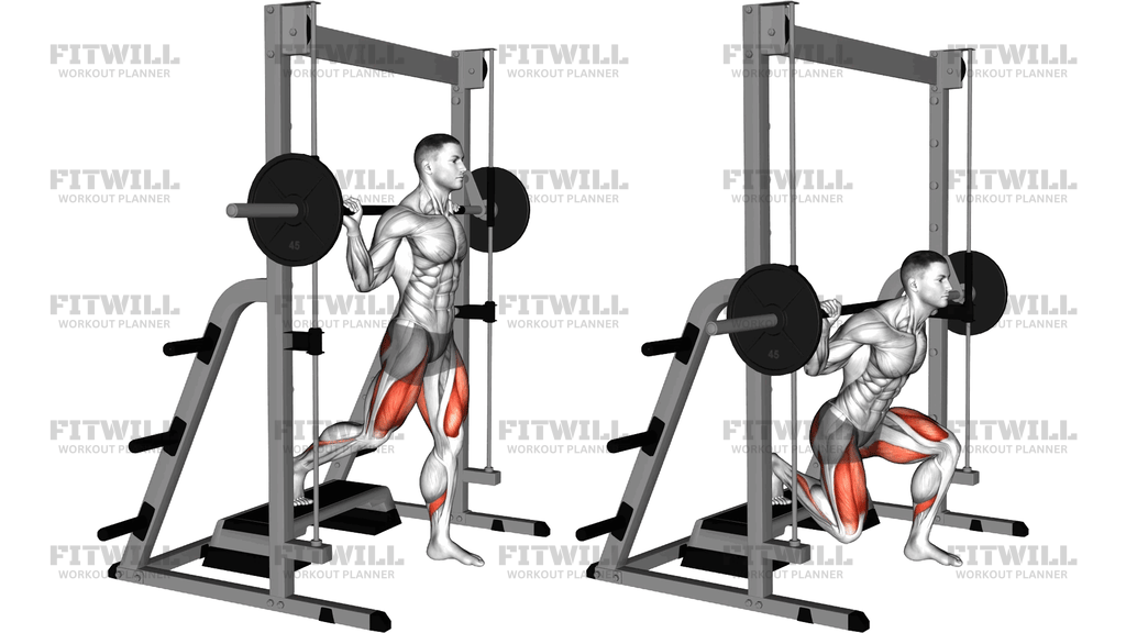 Smith Elevated Split Squat