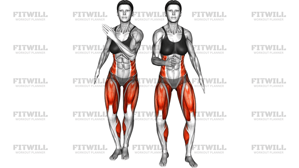 Side Step Sprinting Arms