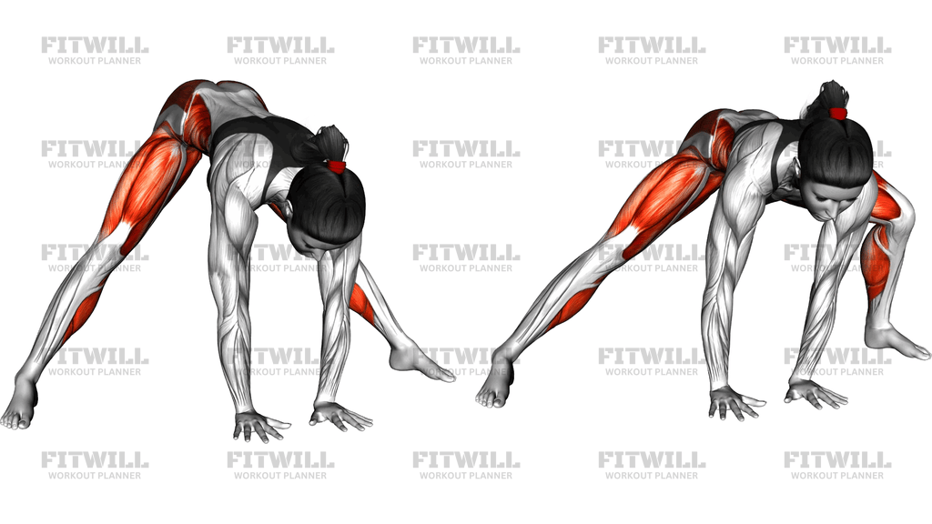 Leaning Forward Side Lunge