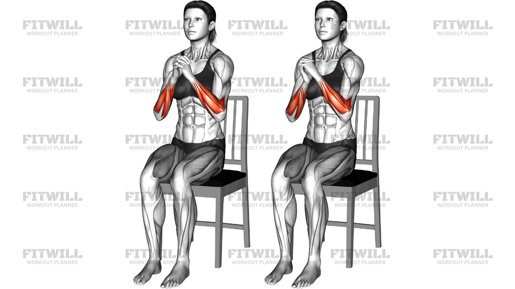 Sitting Wrist Rotation On A Chair