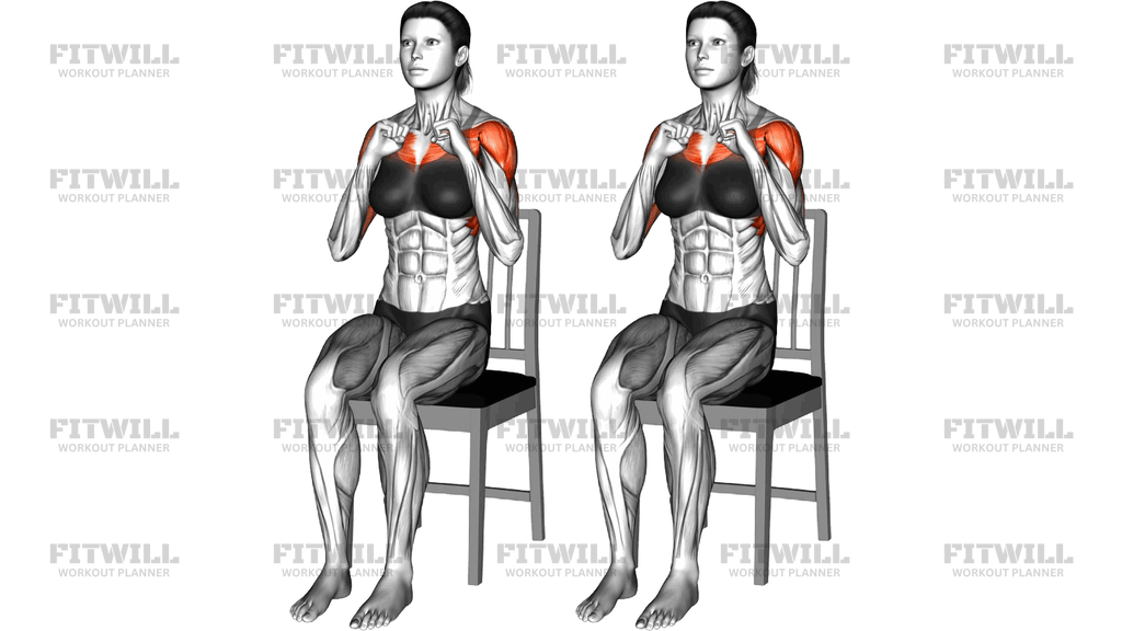 Sitting Punch On A Chair