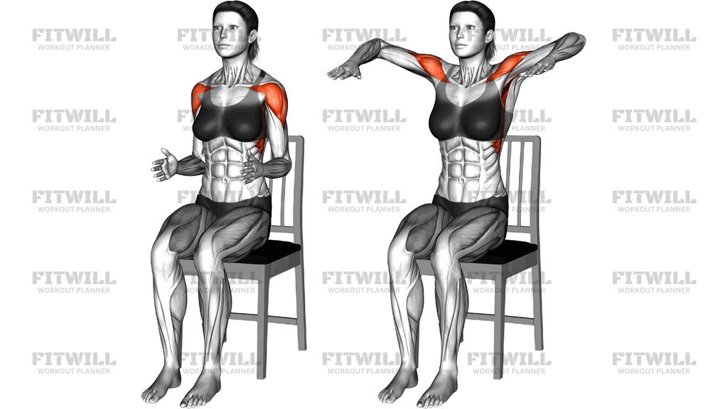 Sitting Lateral Raise On A Chair