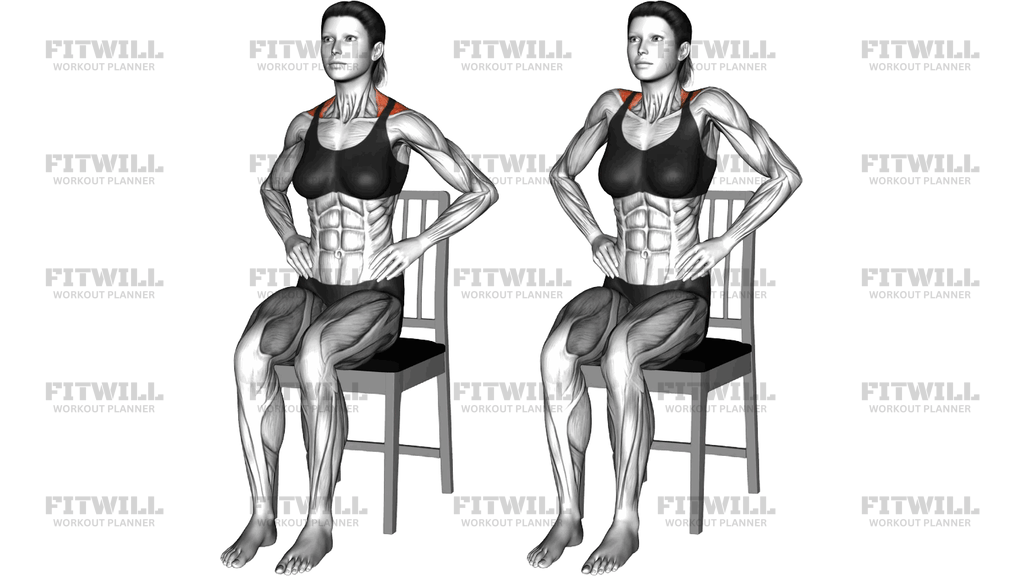 Sitting Shrug On A Chair