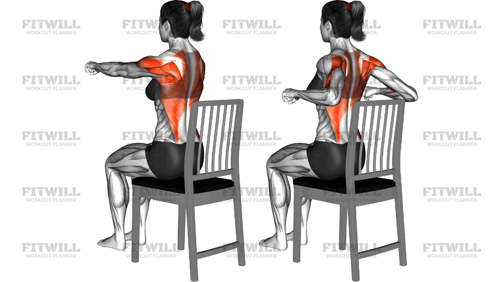 Sitting Row On A Chair