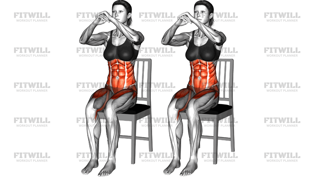Sitting Knee Drives On A Chair