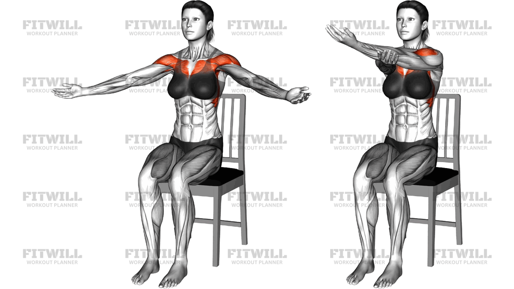 Sitting Underhand Crossover On A Chair