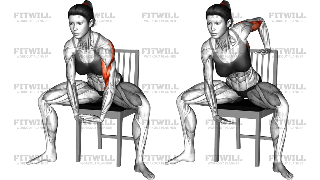 Sitting Pull Back On A Chair