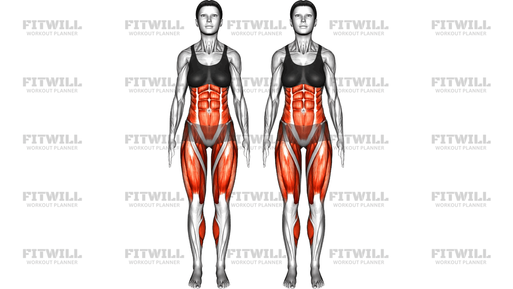 Side Hands Standing Crunch