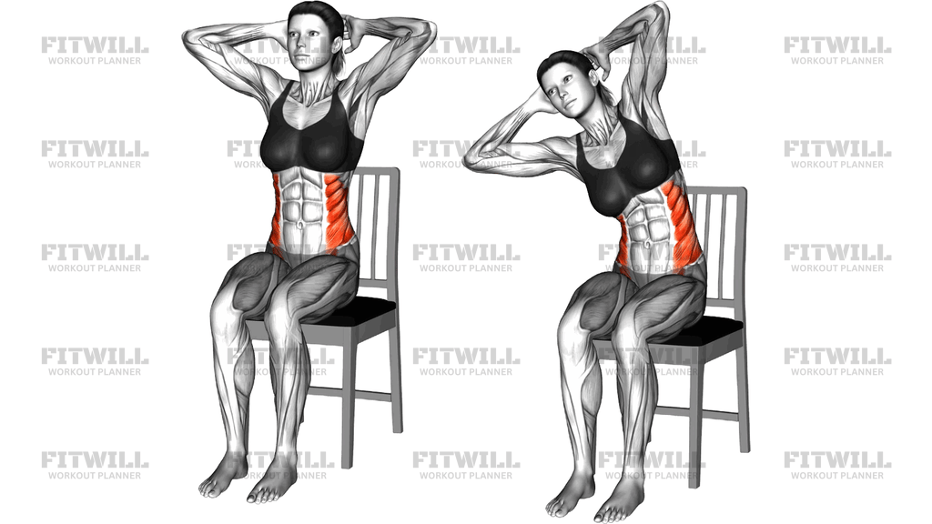 Sitting Side Bend On A Chair