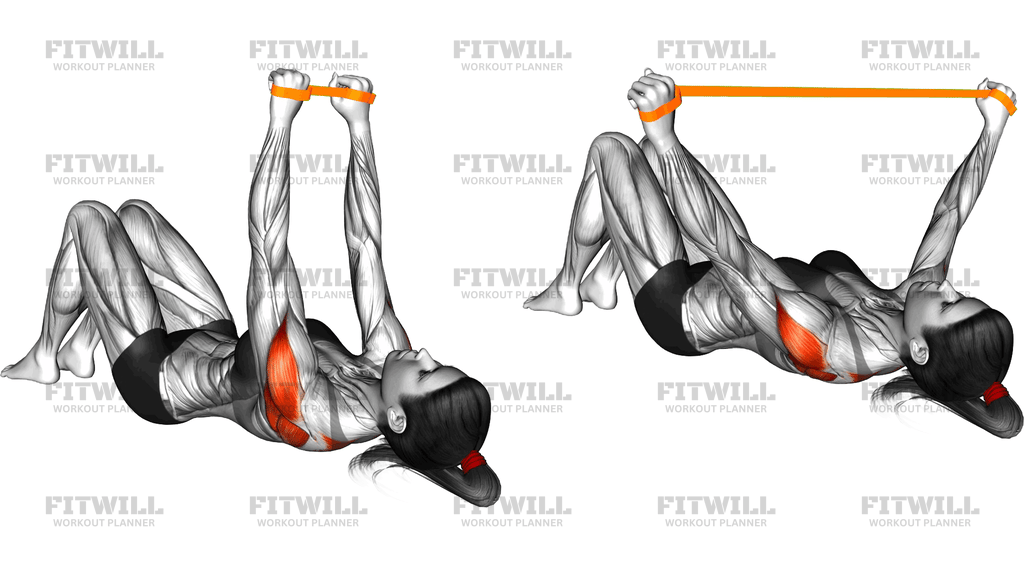 Abduksi Bahu Tiduran Dengan Resistance Band