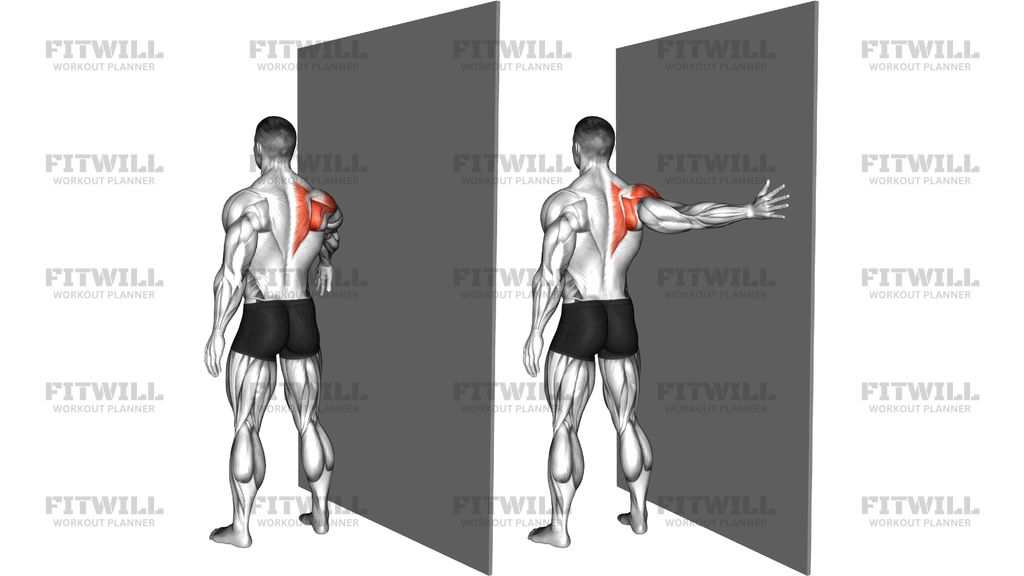 Standing Single Arm Circle On A Wall