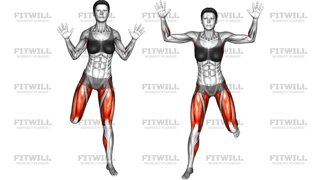Standing Butt Kick Pulldown