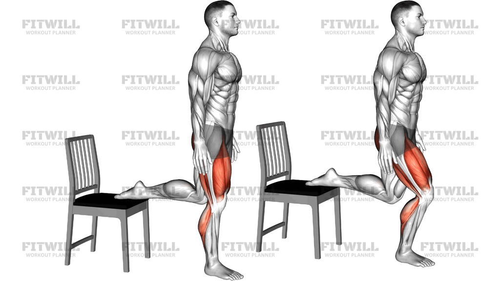 Standing Quadriceps Stretch With A Chair
