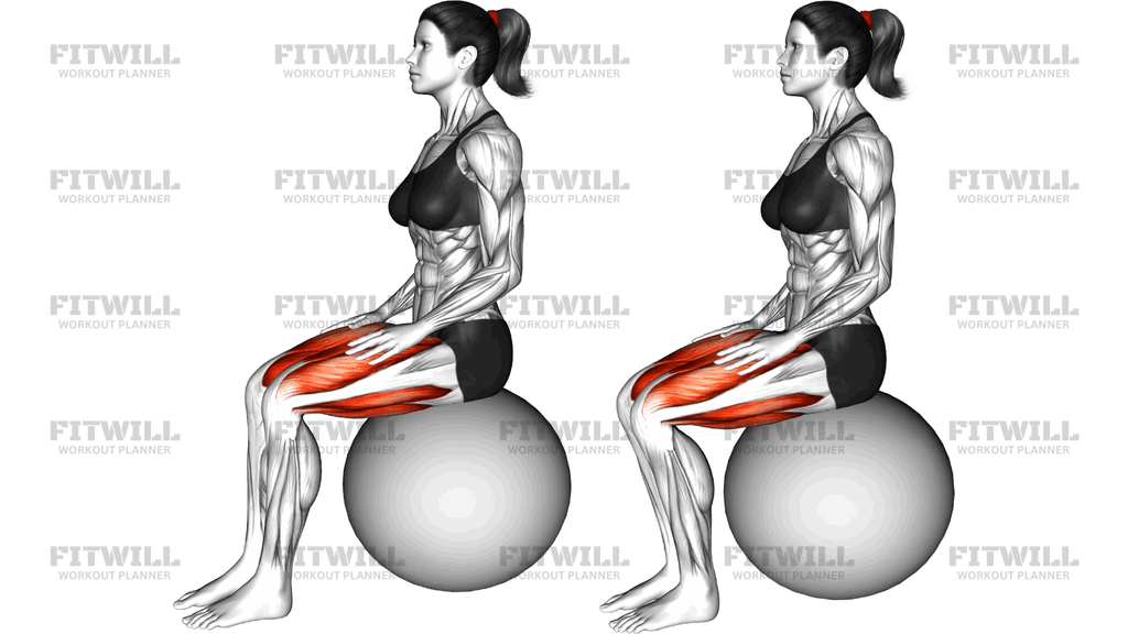 Sitting Hip Knee And Ankle Mobilization On A Stabi