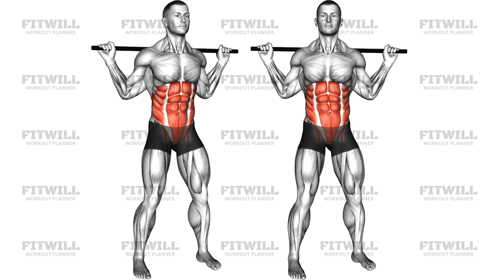 Stick Standing Torso Twist