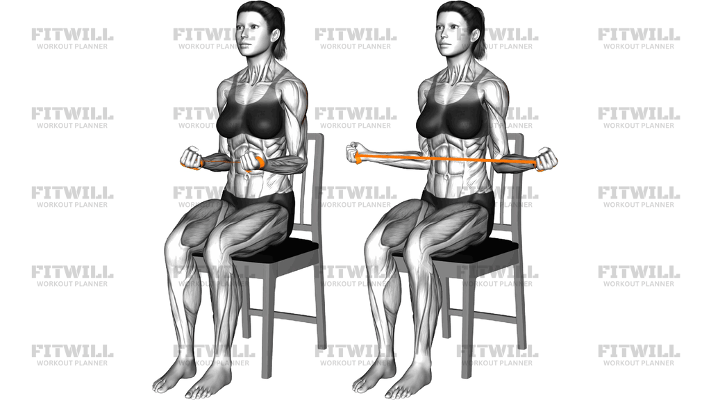 Sitting External Rotation On A Chair