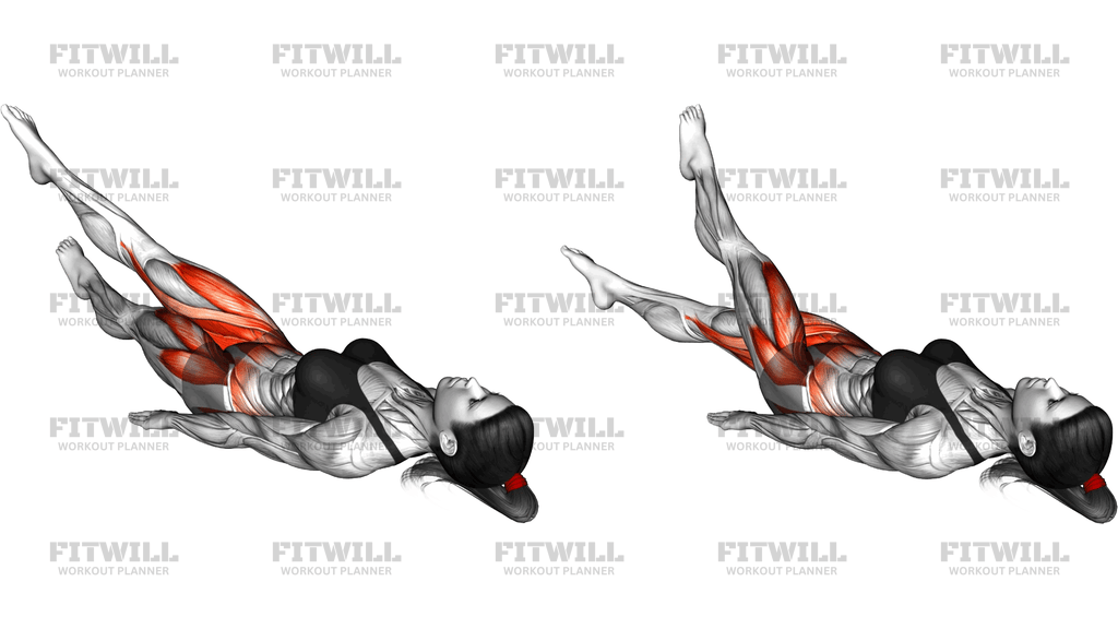 Lying Floor Horizontal Flutter Kick