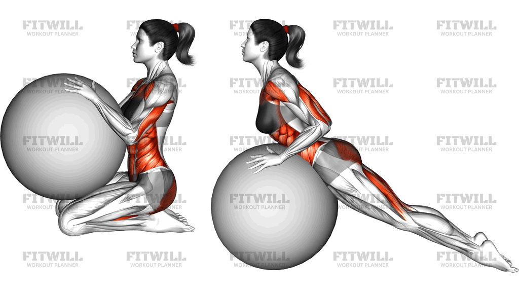 Cobra Pose On Stability Ball