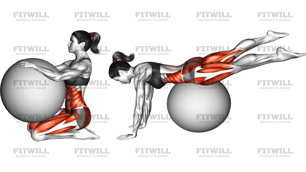 Torso Scissors On Stability Ball