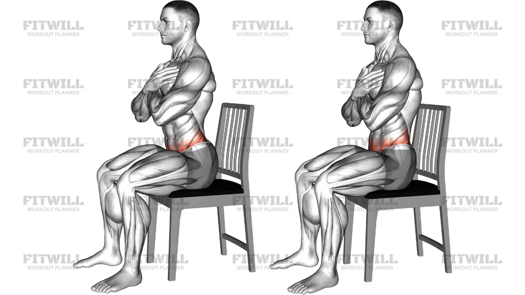Sitting Thoracic Spine Flexion