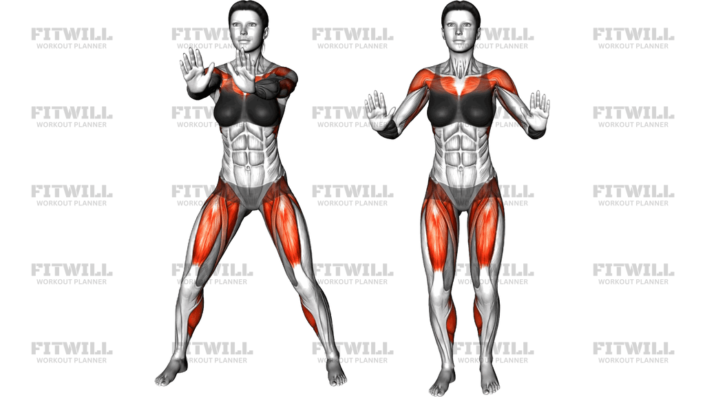 Double Side Step Kickback Rows