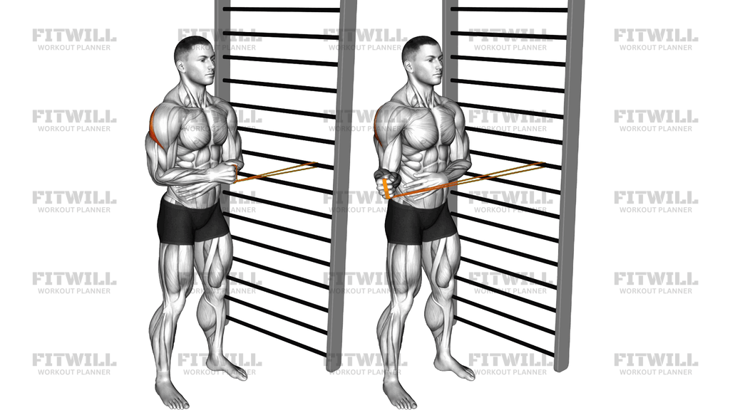 Resistance Band Standing Shoulder External Rotatio