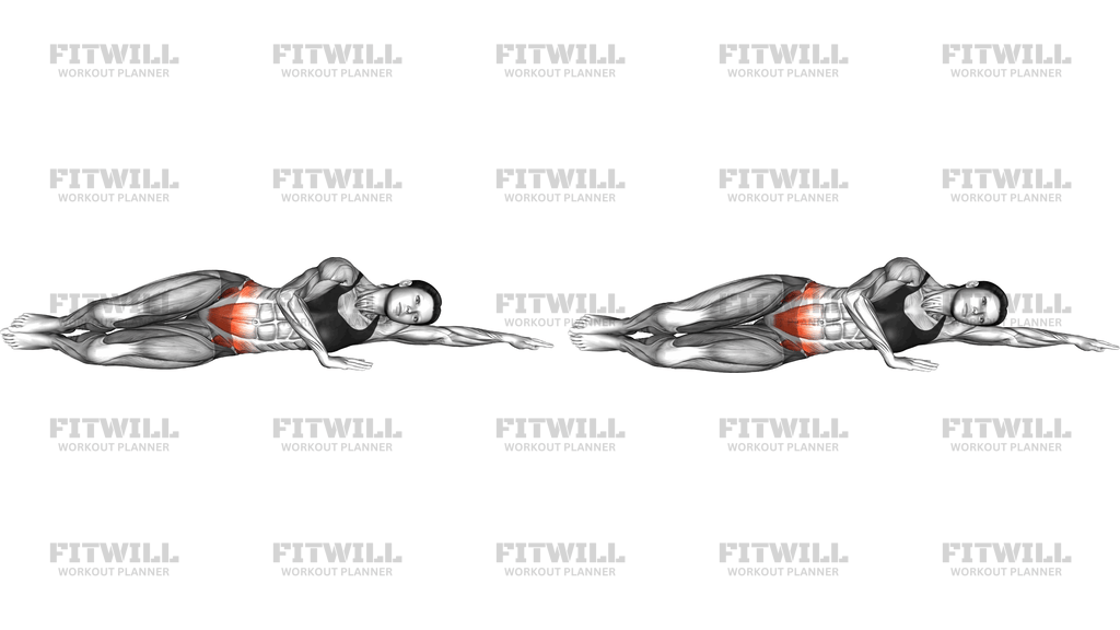Side Lying Side Lift Free Lateral Flexion