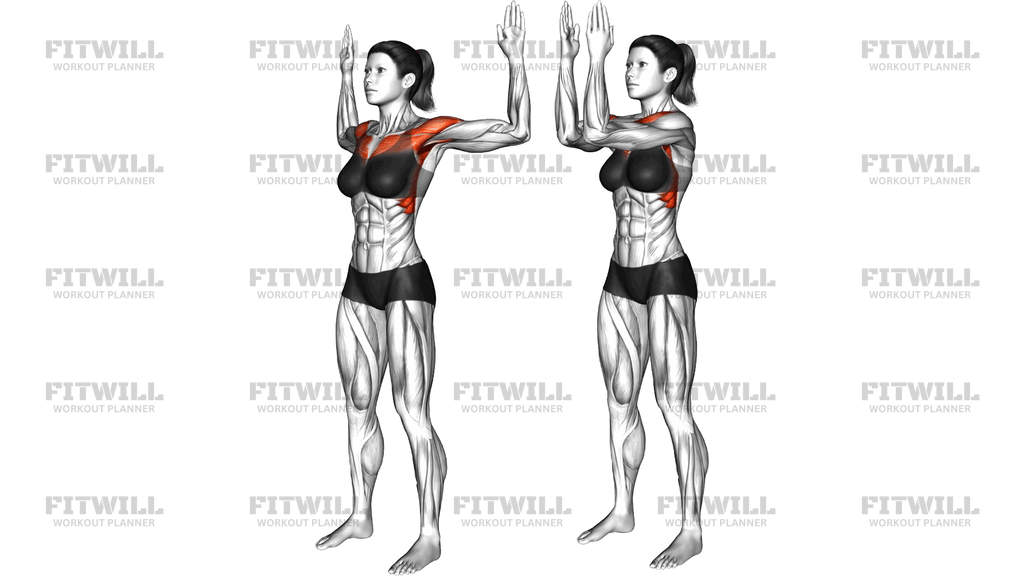 Bodyweight Standing Pec Dec