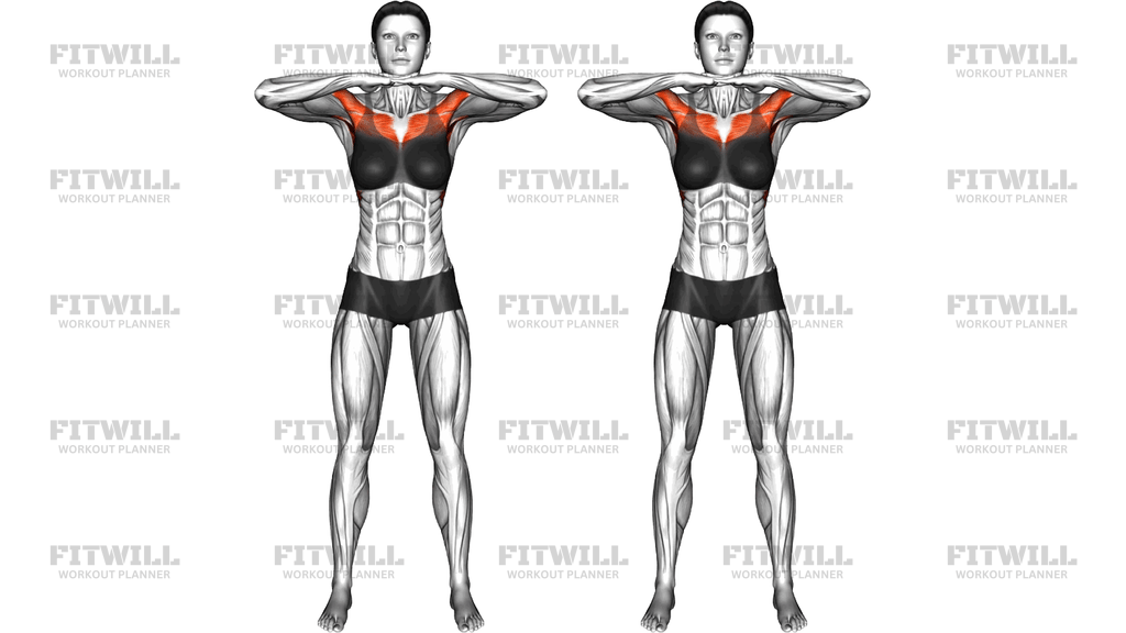 Standing Pulsing Elbow Lift