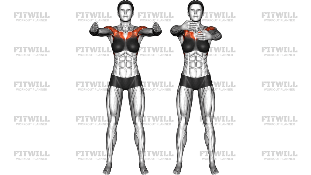 Standing Triple Arm Cross