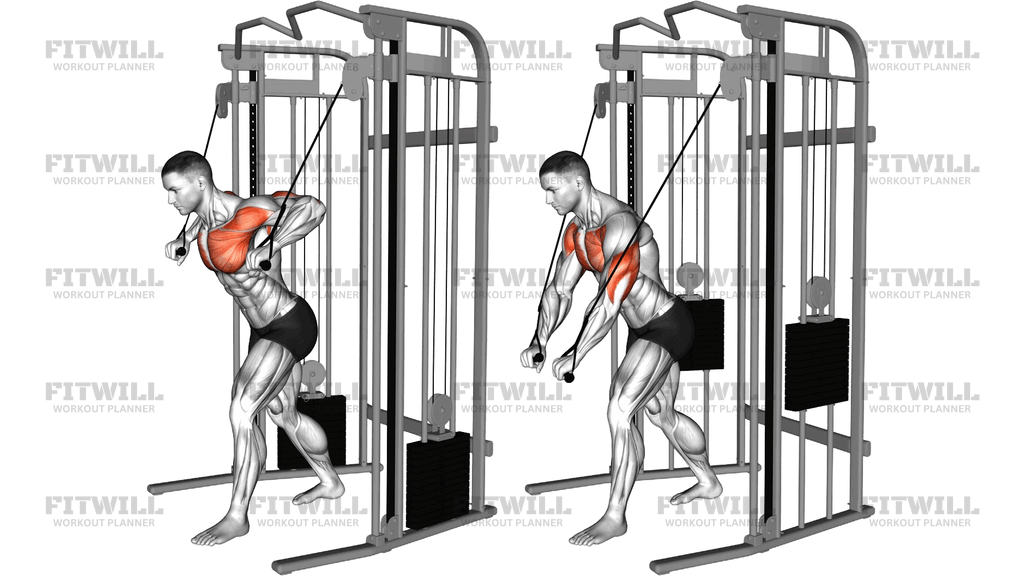 Cable Low Chest Press (Version 2)