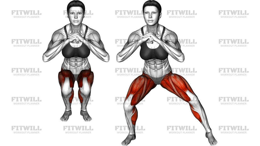 Pulsing Side Squat