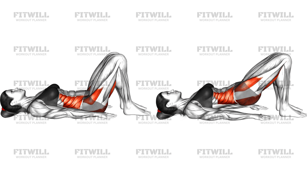 Glute Bridge Hip Side Raise