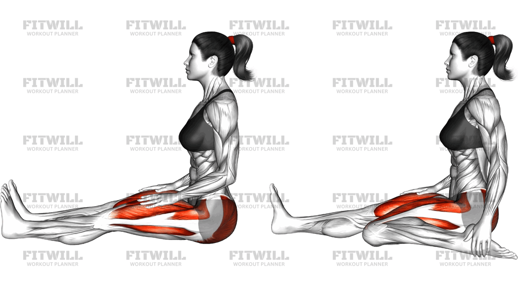 Sitting Alternating Quads Stretch