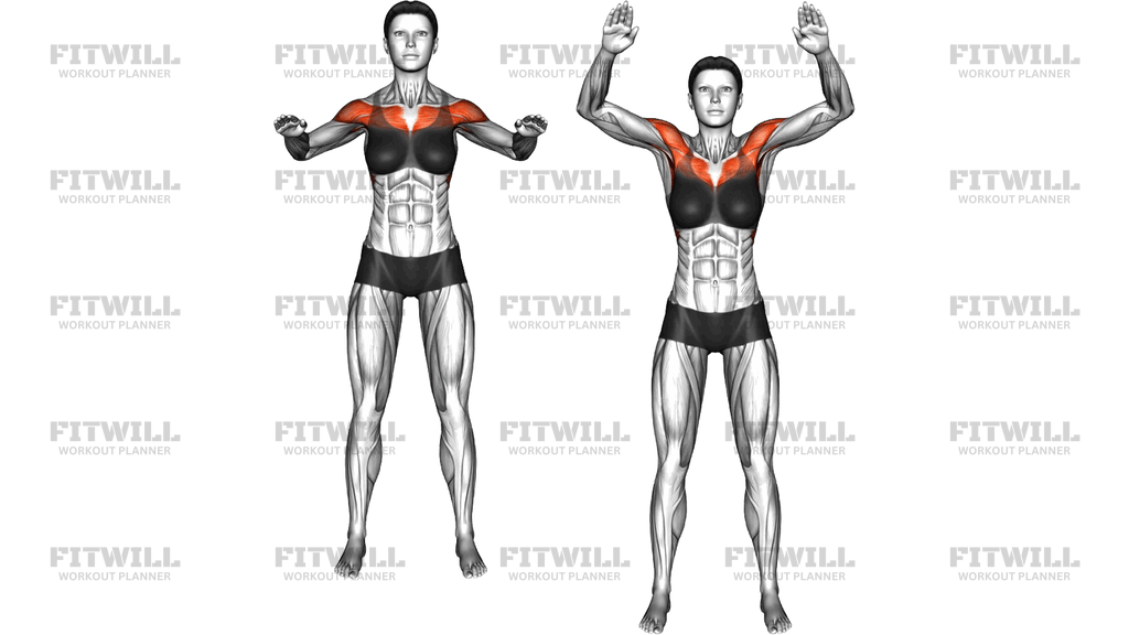 Standing Arm Crossover And Elbow Pullback