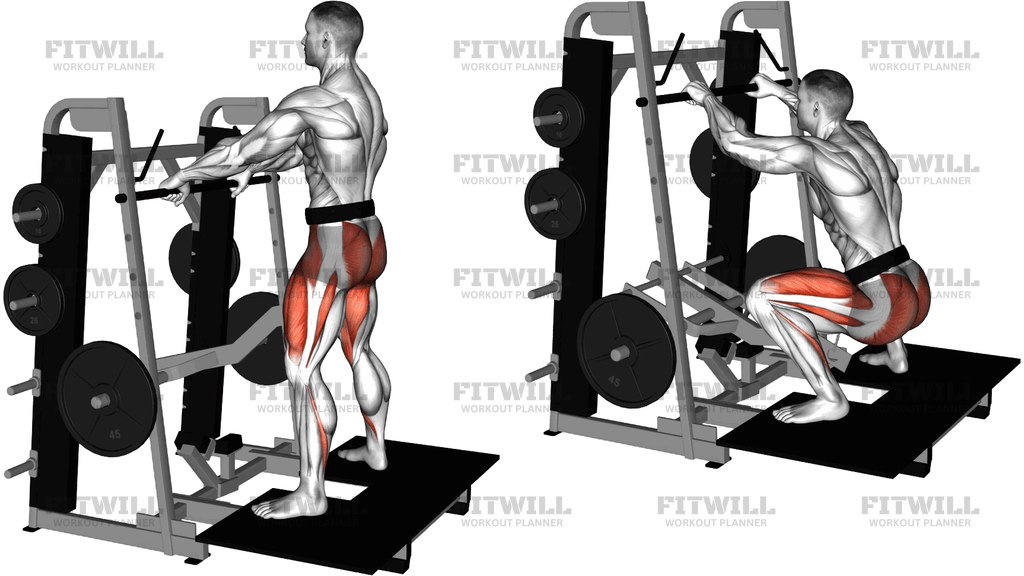 Lever Belt Sumo Squat