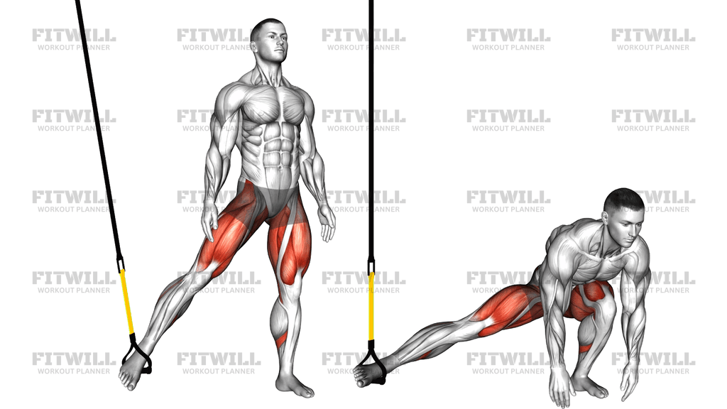 Squat Samping Dengan Tali Suspensi