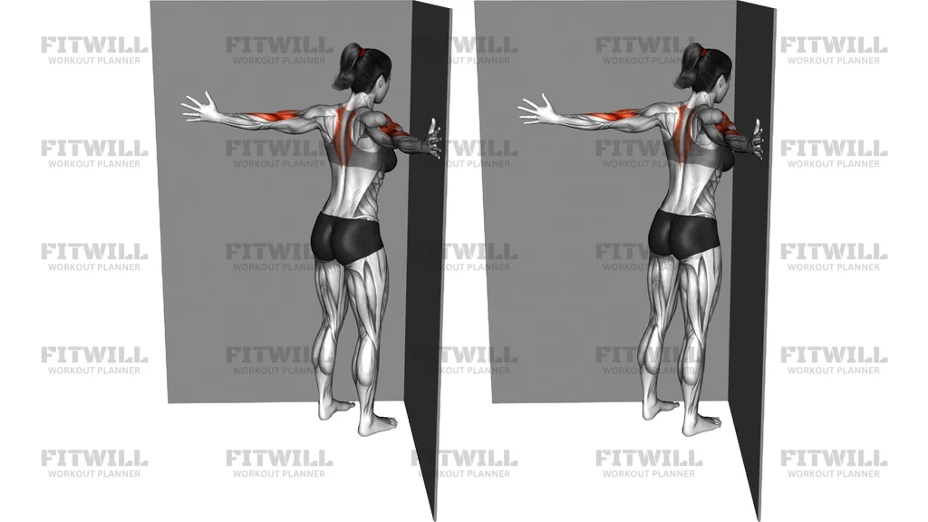 Coner Wall Chest Stretch