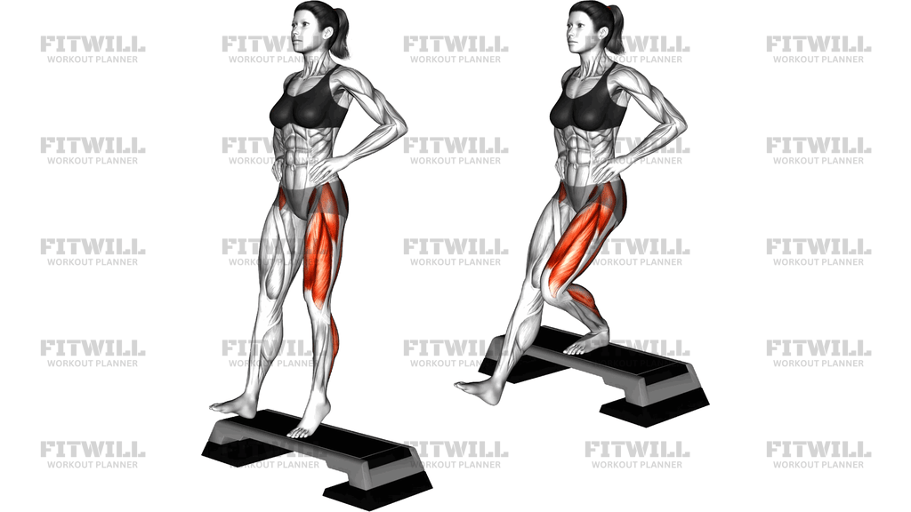 Bodyweight Peterson Step From Stepbox