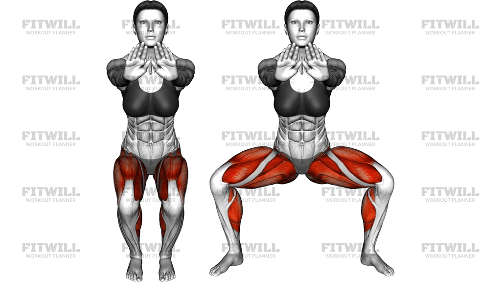 Double Pulsing Switching Squat Stance