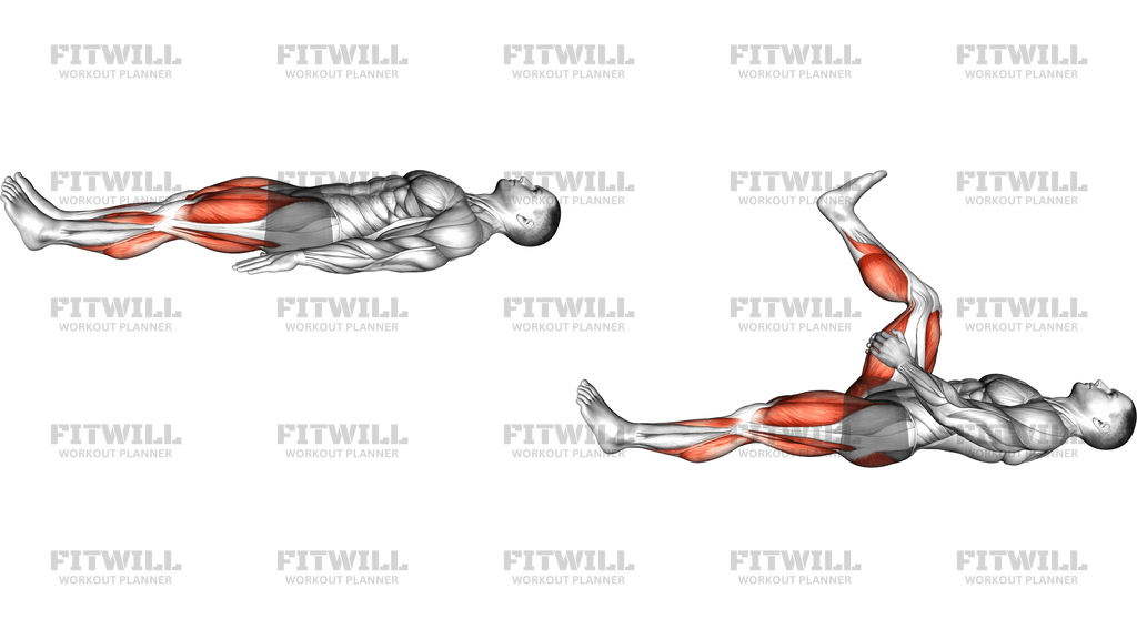 Lying Alternating Legs Extension