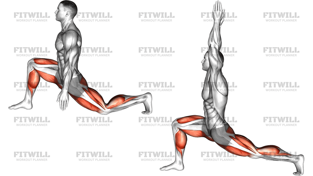 Low To High Lunge Pose