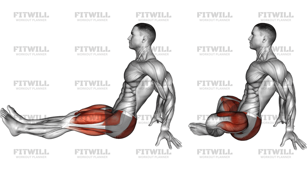 Sitting Legs Extended To Butterfly Stretch