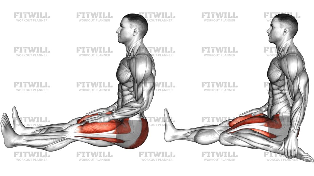 Sitting Alternating Quads Stretch