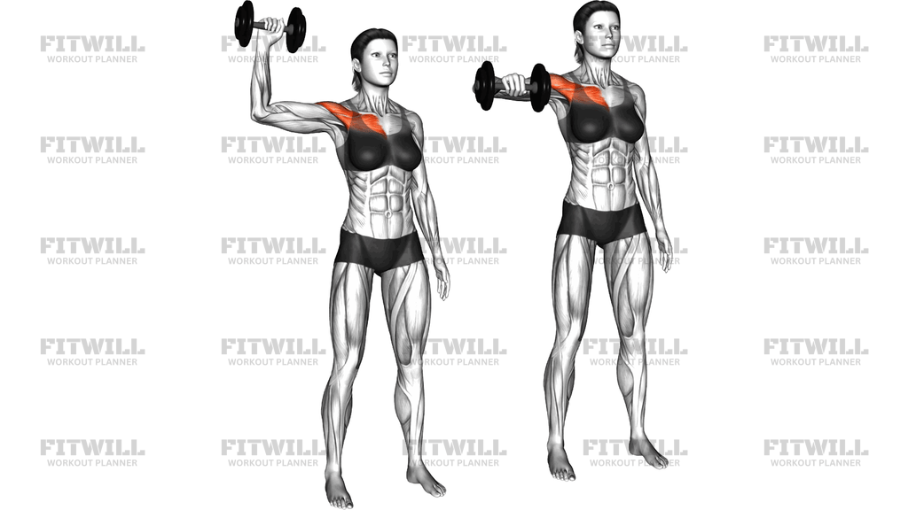 Dumbbell Shoulder Internal Rotation At 90 Abductio