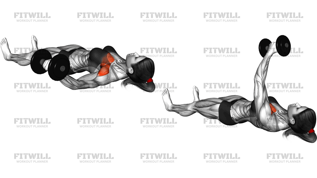 Dumbbell One Arm Floor Fly
