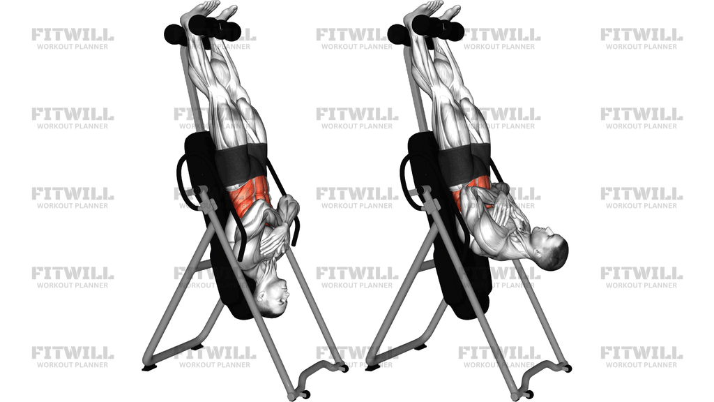 Inversion Bench Crunch