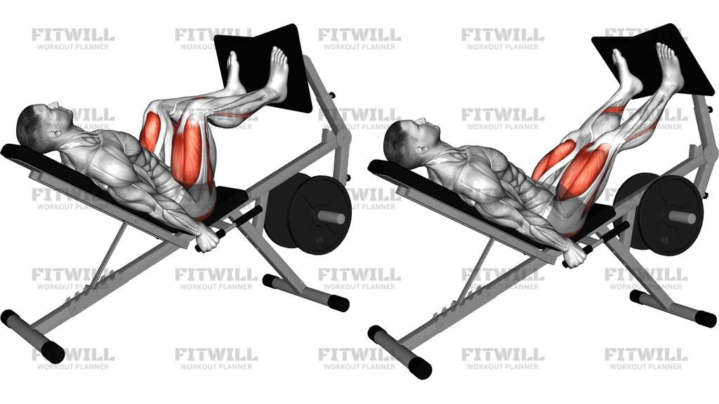 Lever Bench Leg Press